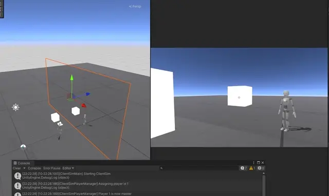 Mirror ON/OFF button demo