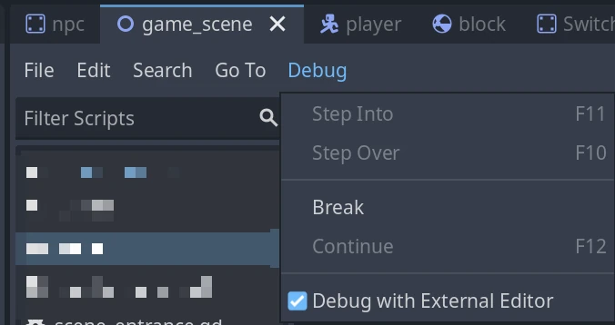 Debug Settings