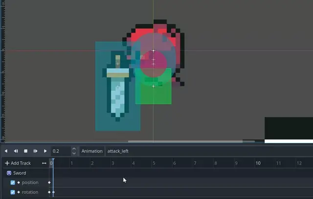 AnimationPlayerの設定画面