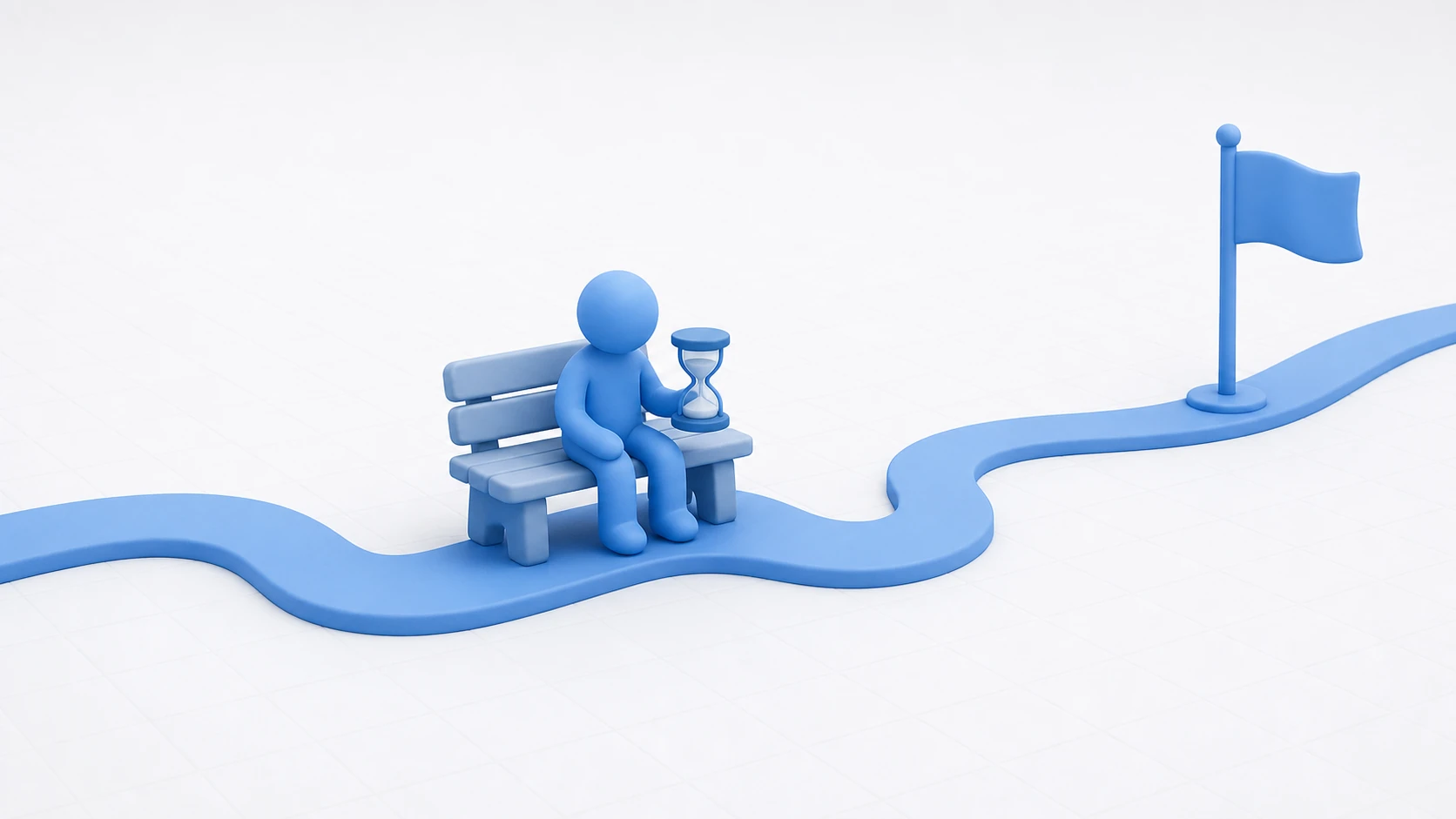 Concept image of a coroutine: a function that takes breaks mid-execution and resumes where it left off