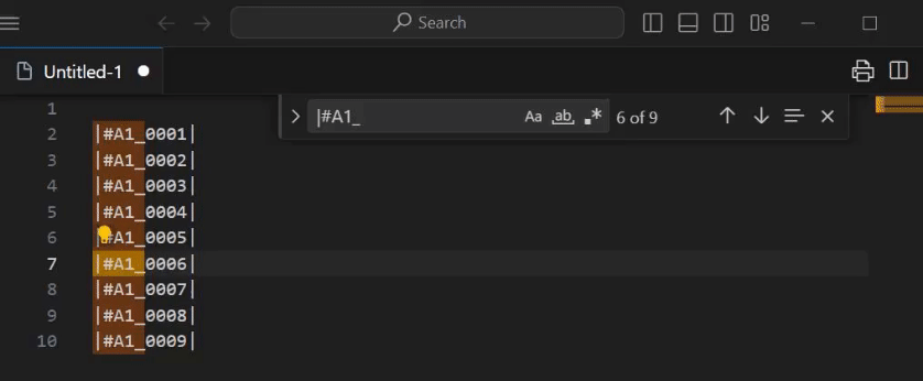 単語単位で検索オプション